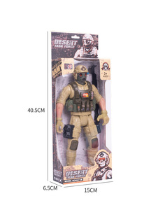 <span class=keywords><strong>S</strong></span>.W.A.T. de PVC de 12.2 Pulgadas Set de Figuras de Acción de Policía con Figuras de Soldados Militares, Armas de la Segunda Guerra Mundial, Escala 1/6, Semiterminadas, para Niños de 3+ Años - Product Image 5