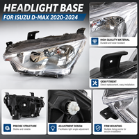 Base de remplacement de phare pour ISUZU D-MAX 2020-23, phare avant de camionnette, pièces d'éclairage automobile haute performance d'usine NAFU