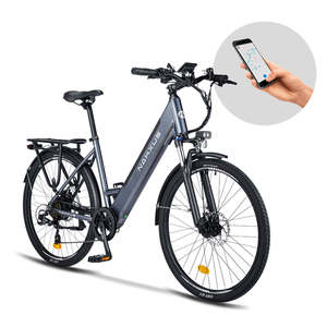 Nakxus 26M208 Vélo de trekking électrique avec moteur arrière 250W, batterie 36V 13Ah, conforme aux normes européennes, double suspension, vitesse unique, autonomie 25KM - Product Image 5