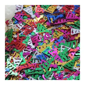 Wholesale High Quality Christmas Mixed Many Shape PVC Glitter Craft Sequin for Nail Art Craft Decoration