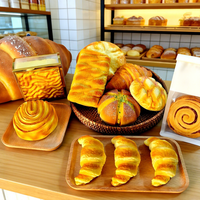 Jouet anti-stress en mousse PU ultra-douce, en forme de pain, gâteau, boule ou croissant, à remontée lente, à l'arôme laiteux, pour la pincée et le soulagement du stress, vente en gros
