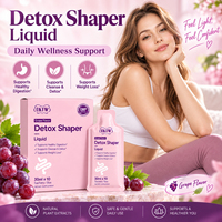 Liquide Oral Détoxifiant OKTW Detox Shaper pour Nettoyage Corporel, Détoxification Intestinale, Digestion Saine, Contrôle du Poids et Perte de Poids