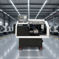 Torno CNC de Alta Precisión con Control de Accionamiento CNC y Centrado Automático Óptico