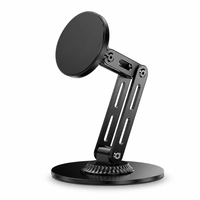 Support de téléphone et tablette pliable en alliage d'aluminium magnétique Cindry XZH-219 pour bureau, avec compatibilité universelle pour une utilisation sur bureau