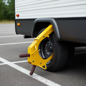 Pince de verrouillage de roue de remorque, 10,5 pouces, en métal, antivol, pour remorques de camping-cars, voitures, camions, SUV - Product Image 2