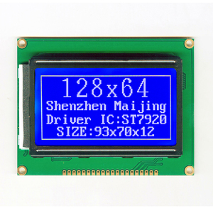 Mj12864g nhà sản xuất Thâm Quyến 128x64 STN Màn hình <span class=keywords><strong>LCD</strong></span> đơn sắc cao 3.1inch nối tiếp/song song giao diện thư viện phông chữ Trung Quốc - Product Image 3