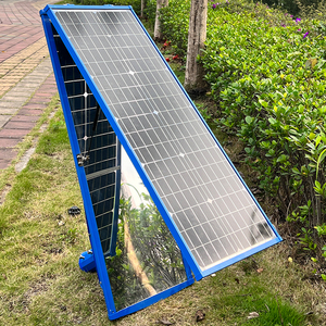 HK Mistei IP66 impermeable 70W Luz de calle LED solar integrada de doble cara para aplicación en carreteras al aire libre - Product Image 3