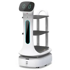 uwant 2021 Future Restaurant Technology Robot Waiter Delivery Robot For Restaurant robot waiter
