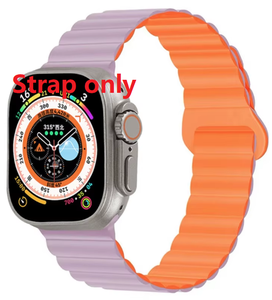 สายนาฬิกาซิลิโคนขายส่งจากโรงงานสำหรับ Apple Watch S10 11 46 มม. Ultra 49 มม. SE 44 มม. สายนาฬิกาแม่เหล็กแบบสปอร์ต - Product Image 4