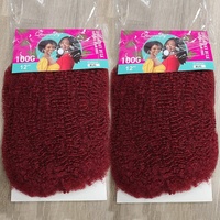 Offre Spéciale – Extensions de Cheveux Bouclés Afro Kinky Pré-Séparés de 12 Pouces (100g) pour Tresses au Crochet, Mini Soft Locs et Coiffures Cuban Twist