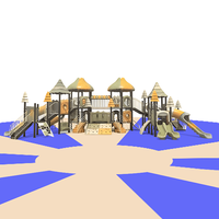 Équipement de terrain de jeu extérieur pour enfants, toboggan et balançoire, construction en acier galvanisé, capacité de 500 kg pour les enfants de 3 à 12 ans