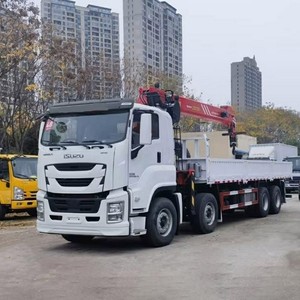 รถบรรทุกติดเครน ISUZU GIGA 16 ตัน 8x4 บูมตรง ยกไฮดรอลิก สำหรับงานยกของหนัก จากโรงงานโดยตรง - Product Image 2