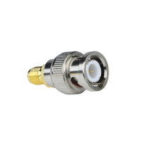 Adaptateur RF BNCJ-SMAK, prise femelle SMA droite vers câble coaxial mâle BNC, convertisseur de câble