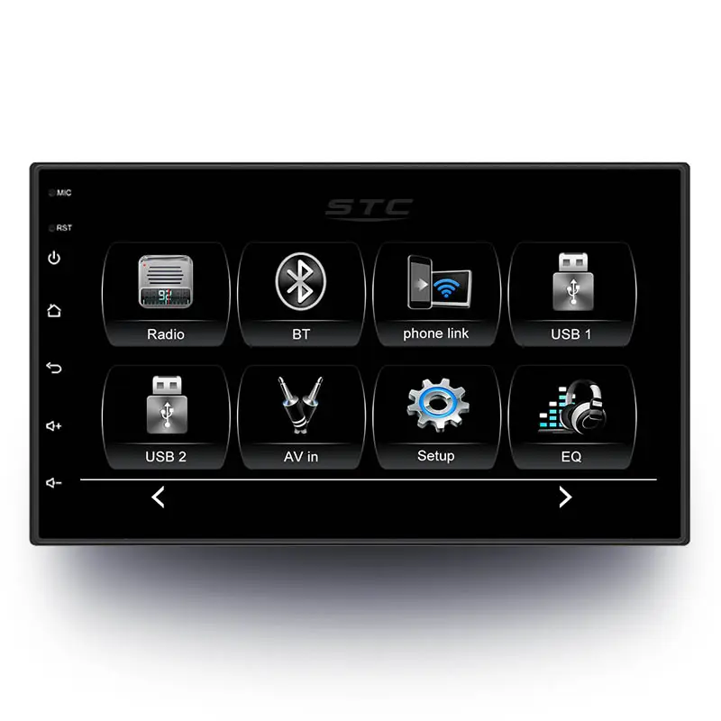 Double Din 7 inch reproducer de DVD touch screen car mp5 reproducer multimedia android radio with Gps+Ipod+BT+Radio+AUX