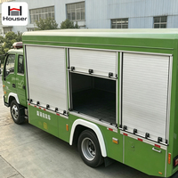 Porte enroulable en aluminium pour camion, fourgonnette, véhicule de sauvetage, volet roulant manuel, léger, résistant à la corrosion, OEM