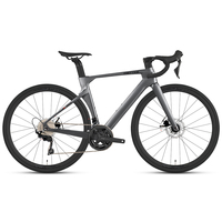 Vélo de route avec jantes en carbone de 50 mm, 22 vitesses, frein à disque hydraulique, vélo de course 700C, vélo de route aérodynamique, vélo de sport léger