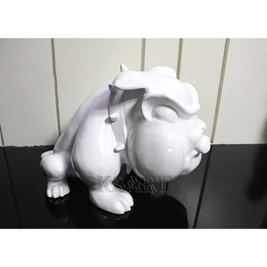 American <span class=keywords><strong>Bully</strong></span> Dog Creative Funny Cartoon Dog Escultura de resina Artesanía Nueva decoración de la casa Simple Modern Soft Decoration - Product Image 4