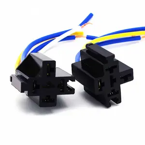 12V Universele Relais Auto Relais Socket 5 P 5 Pin 30A 40a4 Automotive Auto Relais Base Auto Kabelboom