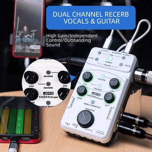 JOYO MOMIX PRO <strong>Audio</strong> Mixer Type-C Phone Powered Plug and Play USB <strong>Audio</strong> <strong>Interface</strong> Stereo <strong>XLR</strong> + 48V Phantom Power Mixer - Product Image 2
