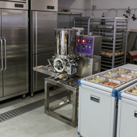 Machine électrique entièrement automatique pour la fabrication de galettes de viande de bœuf, de hamburgers, de nuggets de poulet et de frites de pommes de terre