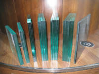Feuilles de verre feuilleté transparentes de 6,38 mm, 8,38 mm, 10,38 mm, 12,38 mm, 10,76 mm, verre feuilleté, verre trempé, film PVB SGP