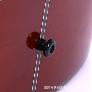Bouton de sangle de guitare en laiton poli, durable, pour guitare acoustique - Product Image 3