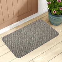 Paillasson d'intérieur Super Absorbe Tapis côtelé Dos en latex Tapis de porte antidérapant