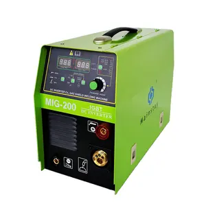 Single-phase Portable Igbt DC Inverter Mig Welder For Sale Mig Welding Machine With Gas Or Gasless MIG200