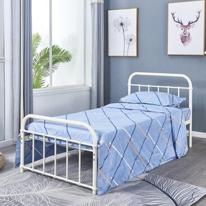 Giường sắt đơn hiện đại khung kim loại chắc chắn cỡ Twin thiết kế đơn giản có ngăn chứa đồ cho phòng ngủ bán buôn - Product Image 2