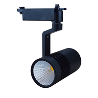 Projecteur à tête mobile réglable haute luminosité en aluminium 10W 18W 30W 50W sans stroboscope LED Track Light