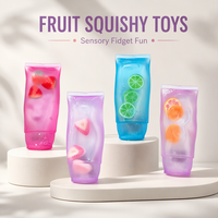 Jouet Squishy Scintillant en Forme de Dentifrice, Bonbon Gommeux Anti-Stress, Idéal pour Fêtes, Boîte Mystère de Décompression