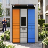 Casier intelligent haut de gamme pour colis, extérieur, étanche, pour appartement, livraison express, armoire de livraison automatisée