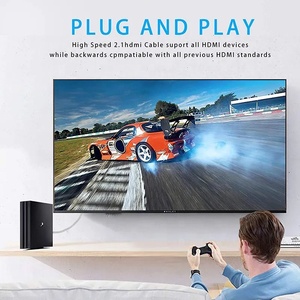 8K 60Hz UHD 48gbps <span class=keywords><strong>HDMI</strong></span> A-A Cáp Nam đến Nam <span class=keywords><strong>HDMI</strong></span> Video cáp kim loại vỏ cho PS4 ps5 HDTV rạp hát tại nhà với <span class=keywords><strong>Ethernet</strong></span> - Product Image 6