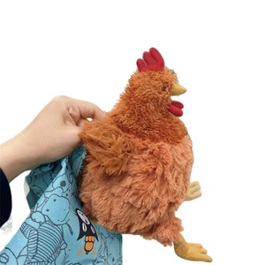 Peluche Creativo de Pato Cecil, Muñeco de Peluche de Payaso Gallo, Muñeca de Confort para Niñas, Almohada de Dormir de Terciopelo Rellena de Algodón PP, 0-24 Meses - Product Image 5