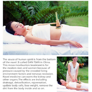 Caja de moxibustión de calabaza de bambú, punto de acupuntura de calefacción, soporte para rollo de Moxa, terapia china, menstruación <span class=keywords><strong>Irregular</strong></span> para mujeres - Product Image 6