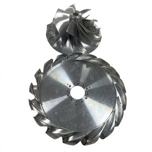 Roue de turbine de ventilateur centrifuge en laiton usinée CNC sur mesure à 5 axes, applications de fraisage, fournisseur de compresseurs en billettes - Product Image 1