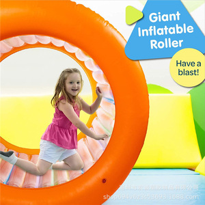 Rodillo Inflable Gigante de Color Naranja, Material de PVC, para Niños, Jardín de Infancia, Equipo de Juego al Aire Libre - Product Image 1