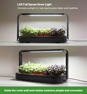 Eco-Friendly Hydroponic Indoor Garden Kit with Electronic LED Tray for Growing <strong>Microgreens</strong> and Vegetables - Product Image 6