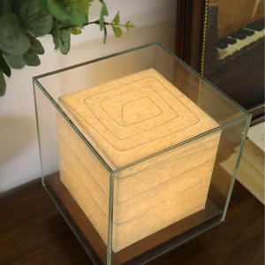 Designer Desk <b>Lamp</b> 20x20cm Ultra Clear Tempered Glass <b>LED</b> <b>Light</b> Source Switch Control Eye Caring Table <b>Lamp</b> - Product Image 1