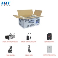 Machine à fumée LED professionnelle HAT 1500W pour discothèque, bar, scène de mariage, DJ, machine à fumée de mariage avec télécommande