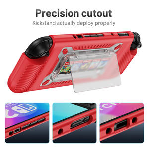 Étui de protection séparé à succès avec support et emplacements pour cartes de jeu pour console Nintendo <span class=keywords><strong>Switch</strong></span> 2, étui de protection - Product Image 3
