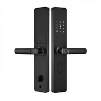 Cerraduras Inteligentes con Código IC y Contraseña Automática para Puertas de Madera, Aleación de Aluminio y Zinc, Timbre Integrado, Tuya TTlock, Puerta de Latón, Apartamentos, Hoteles
