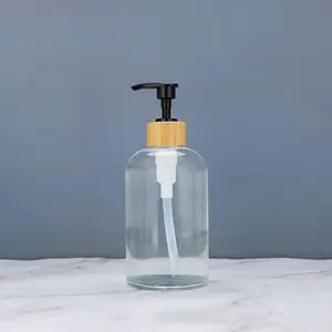 Luxury Black Frosted Glass Foam Pump Bottle Empty Liquid Soap Hand Sanitizer Bottle 300 350 400ml Stainless Steel Foam Pump