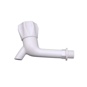 China Factory Price Modern Design Large Handwheel White DN15 Kitchen Tap Plastic Faucet - Product Image 6