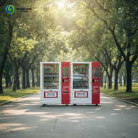 Distributeur automatique de boissons et de snacks à double compartiment, distributeur automatique de boissons en bouteille et de chips