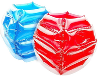 Paire bleue et rouge Bumper ball Sumo Suits Jouets de jardin gonflables pour enfants
