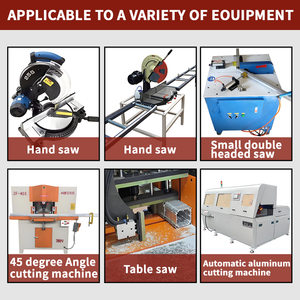 Lame de scie circulaire en alliage d'aluminium TCT de qualité industrielle 405mm 16 pouces Lame de scie à disque blanche personnalisable OEM pour la coupe de l'aluminium - Product Image 5