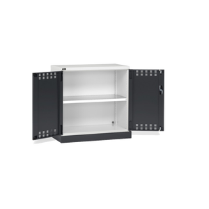 PERFOM120 pitture infiammabili solventi armadietto con 1 ripiano 1 vassoio esterno L1023 X D555 X H1000 mm apparecchiature di stoccaggio chimico - Product Image 1