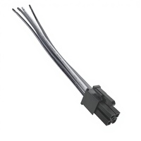 Rangkaian Kabel Kustom Molex Pitch 4.2mm Konektor Mini-Fit 4 6 8 Pin 5557-04R-400 Perakitan Kabel ATX CPU Komputer Elektronik