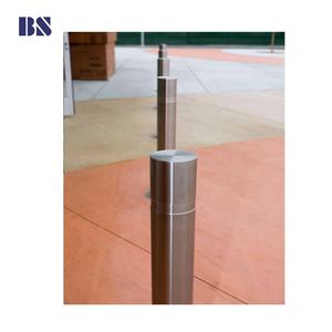 Poteau de barrière de circulation extérieur en acier inoxydable Q235, fixe, manuel, avec réflecteur de qualité diamant, indice de protection IP67 - Product Image 6